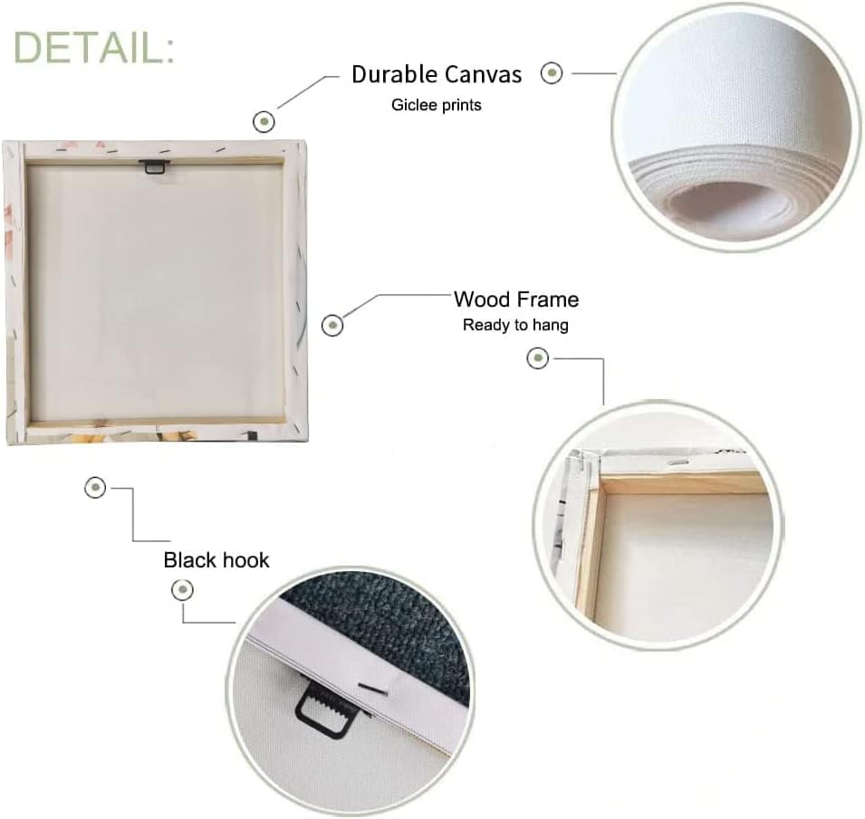 Rustic Sunflower Canvas Wall Art: Vintage Flower Picture Print Farmhouse Wall Decor - Floral Pot Decorative Poster Framed Artwork Decoration for Bedroom Home Office Ready to Hang 10" x 15"